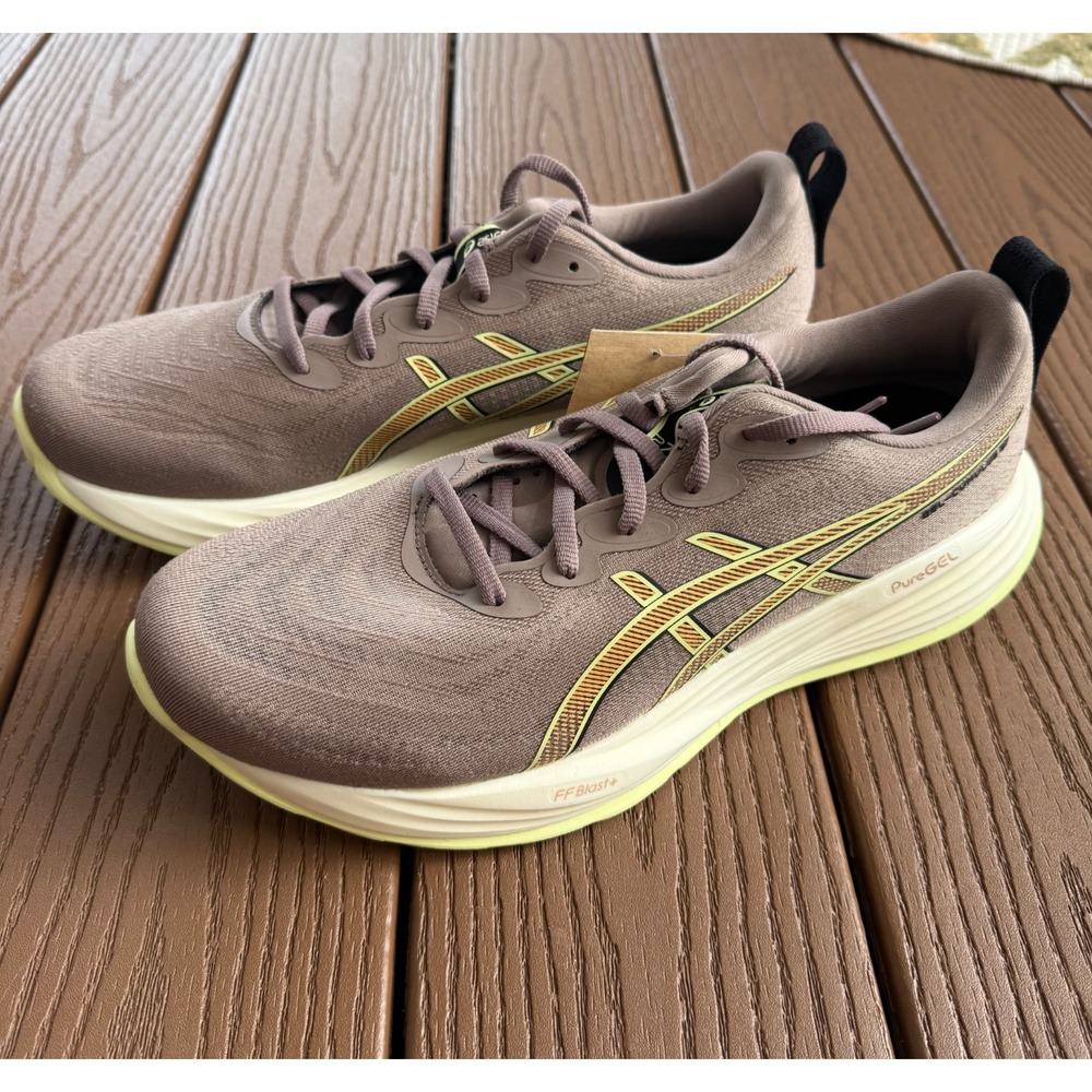 Men's ASICS Gel-Cumulus 27 Neutral Running Shoes - 11D- Taupe Grey/Black  New